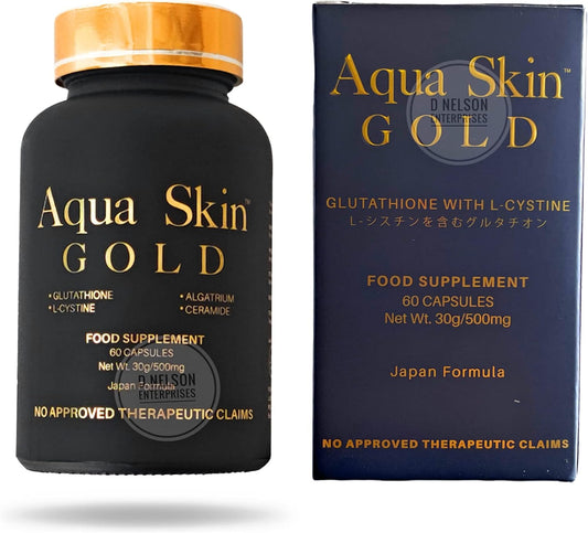 Aqua Skin Gold Glutathione for Brighter and Healthier Skin - Premium Skin Care Supplement