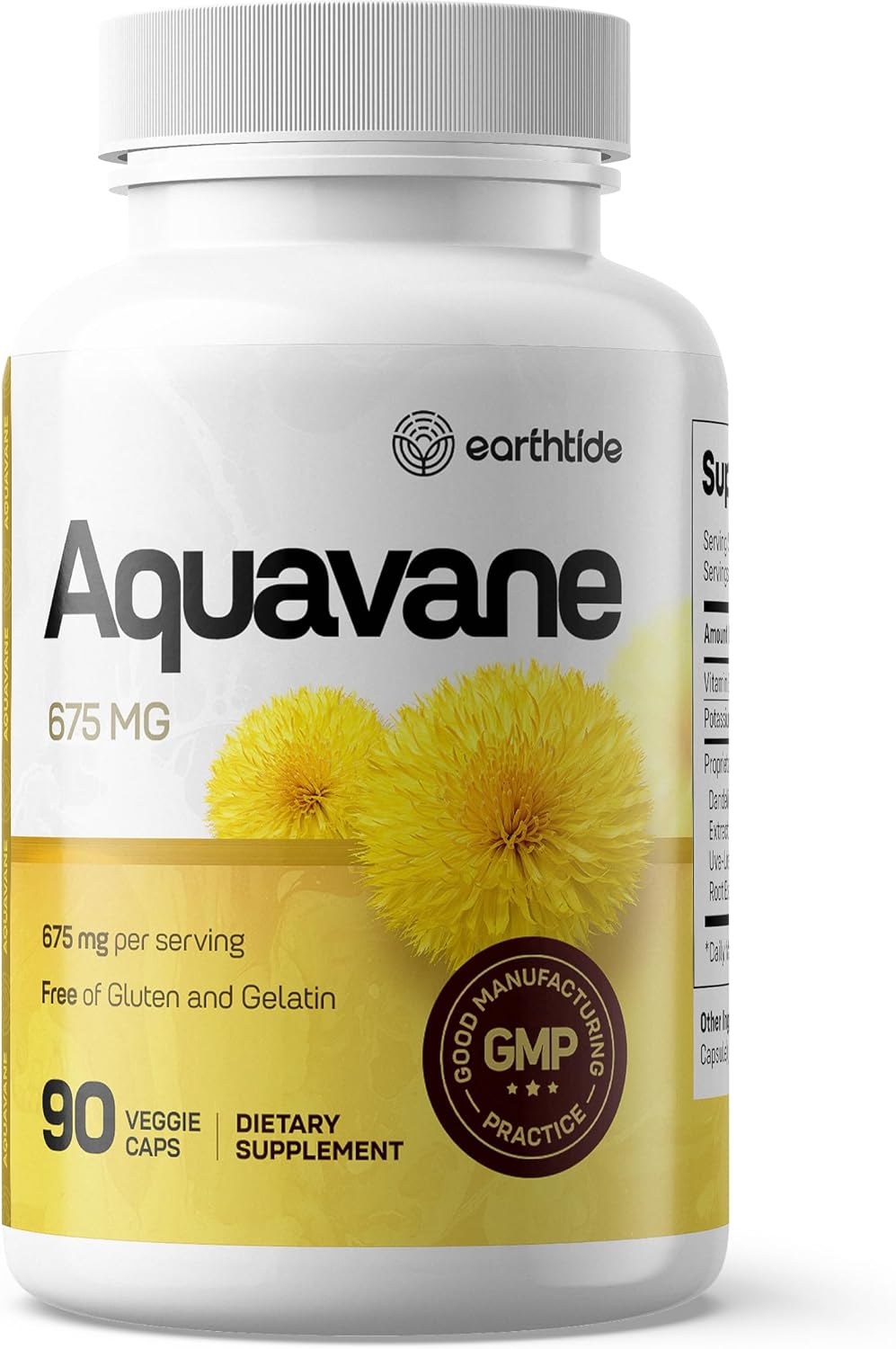 Aquavane Natural Diuretic Water Pills for Swollen Feet & Legs - Herbal Relief for Water Retention, Reduce Swelling & Bloating