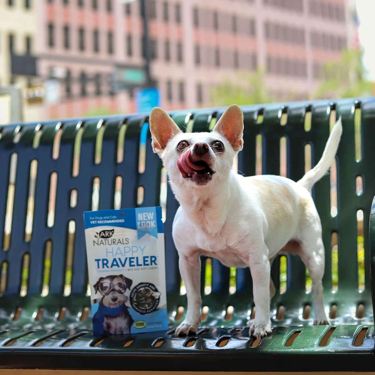 Ark Naturals Happy Traveler Chews - Natural Anxiety Relief for Dogs - 1.98 oz, Calming Treats - Blues/Purples - (326003)