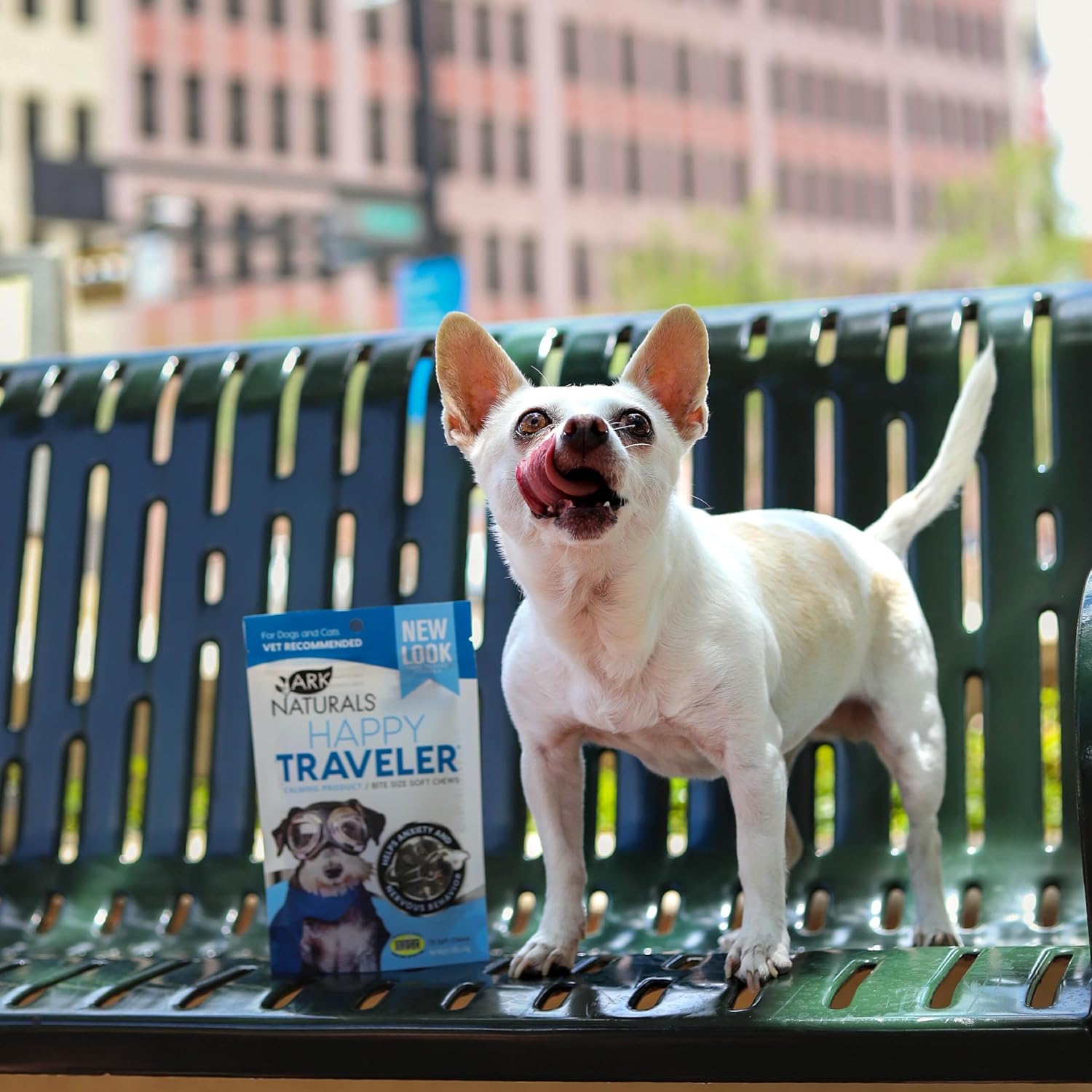 Ark Naturals Happy Traveler Chews - Natural Anxiety Relief for Dogs - 1.98 oz, Calming Treats - Blues/Purples - (326003)