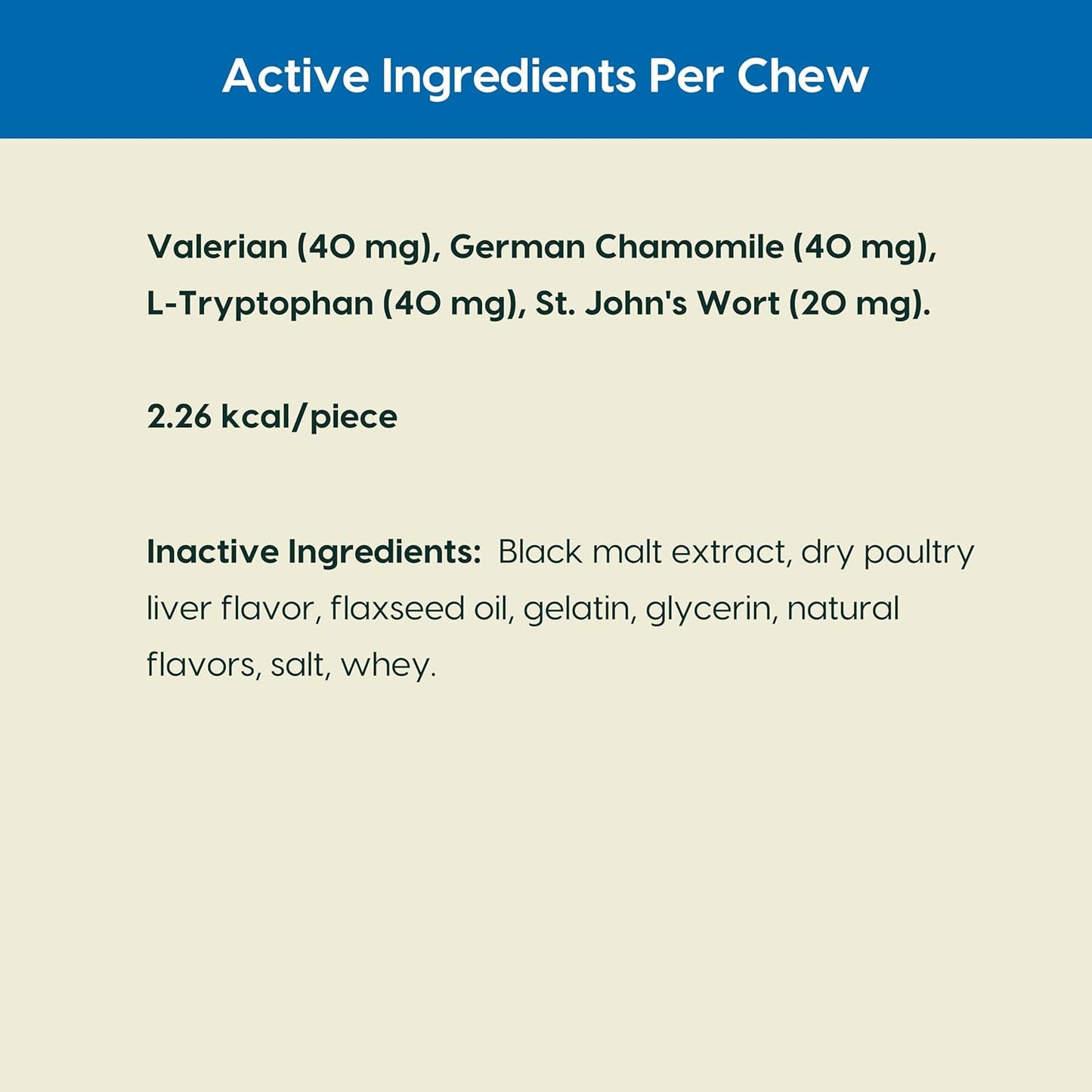Ark Naturals Happy Traveler Chews - Natural Anxiety Relief for Dogs - 1.98 oz, Calming Treats - Blues/Purples - (326003)
