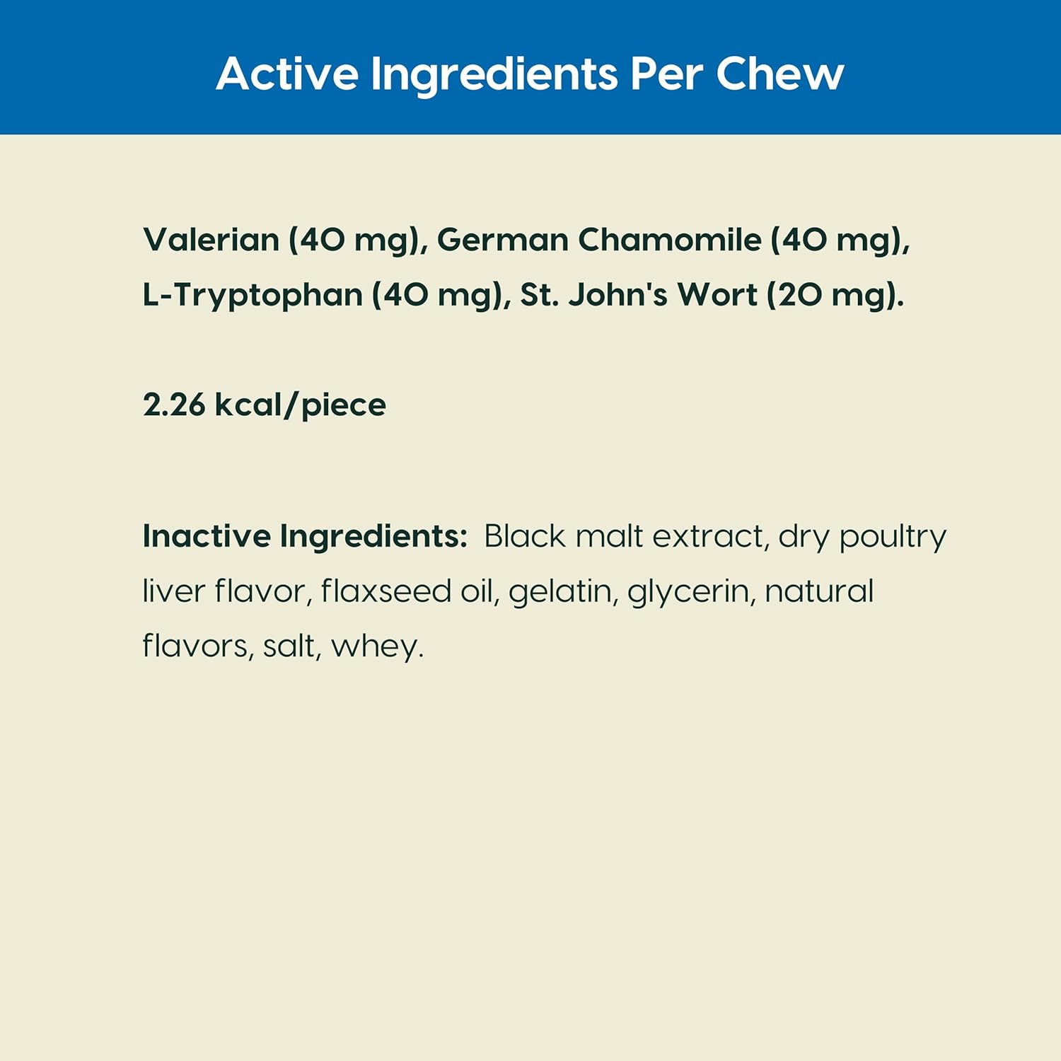 Ark Naturals Happy Traveler Chews - Natural Anxiety Relief for Dogs - 1.98 oz, Calming Treats - Blues/Purples - (326003)