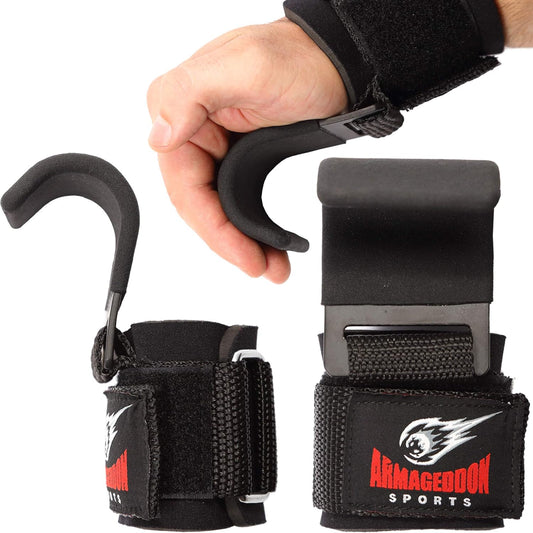 ARMAGEDDON SPORTS Premium Deadlift Straps & Weight Lifting Grips for Enhanced Gym Performance
