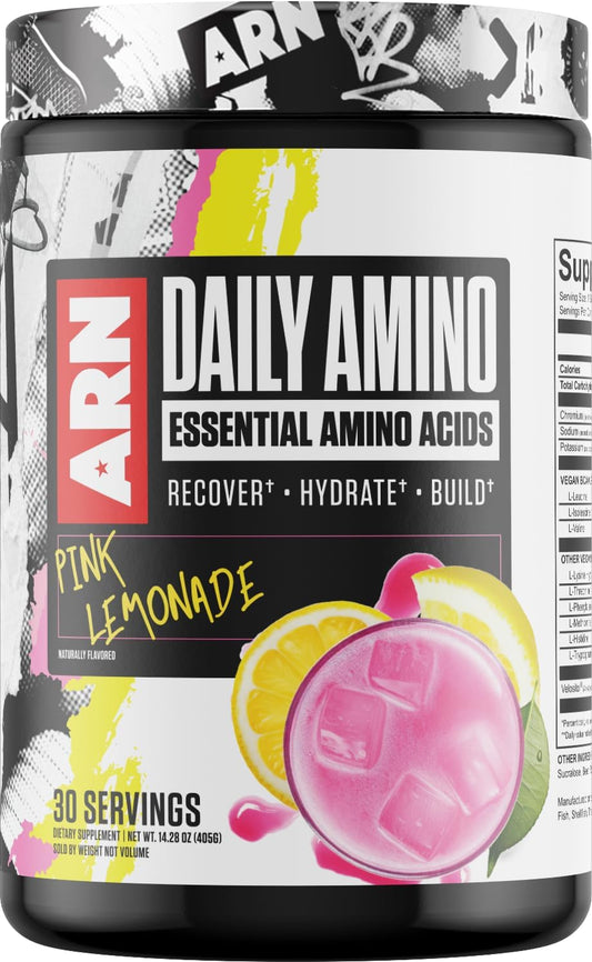 ARN Daily Amino Essential Amino Acids - 30 Servings, Pink Lemonade Flavor