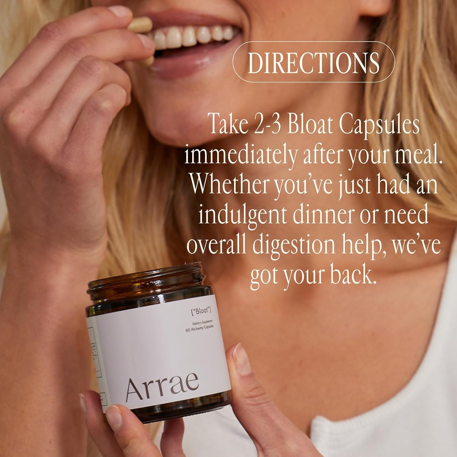 Arrae Bloat + Tribiotic Bundle: Bloating & Gas Relief Digestive Enzymes + Probiotics for Women, Vaginal pH Balance Support