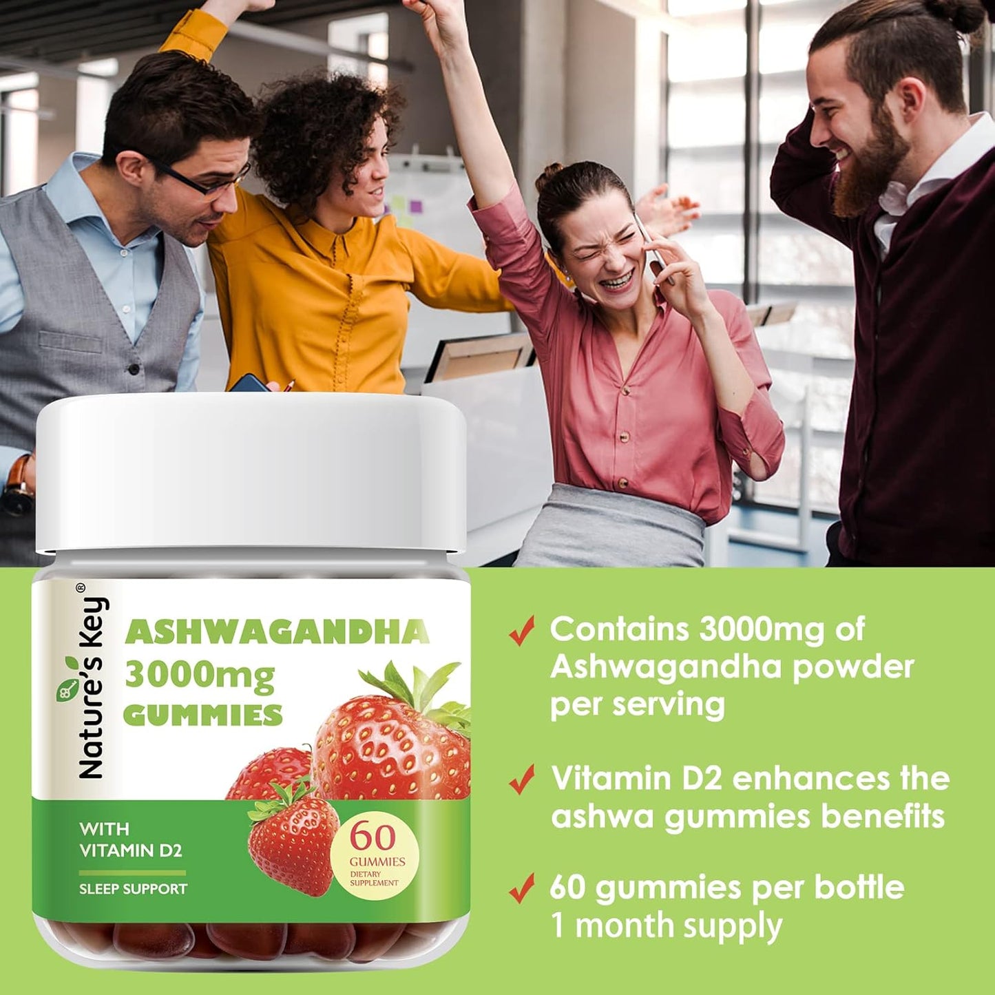 Ashwagandha and Black Seed Oil Gummies for Natural Wellness and Immune Support
