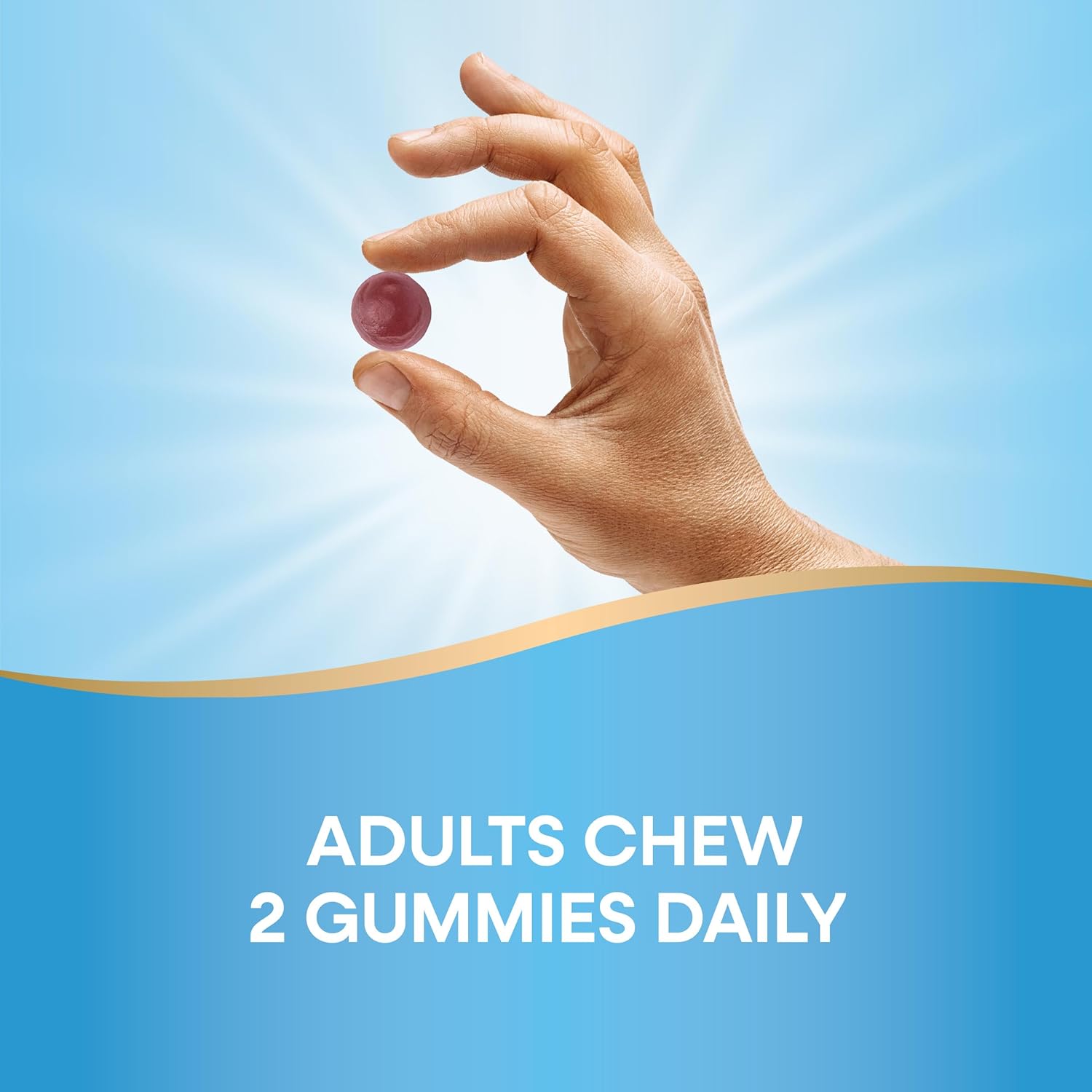 Ashwagandha Berry Flavored Gummies, 125mg Per Serving, Stress-Reducing Adaptogenic Herb, 90 Gummies