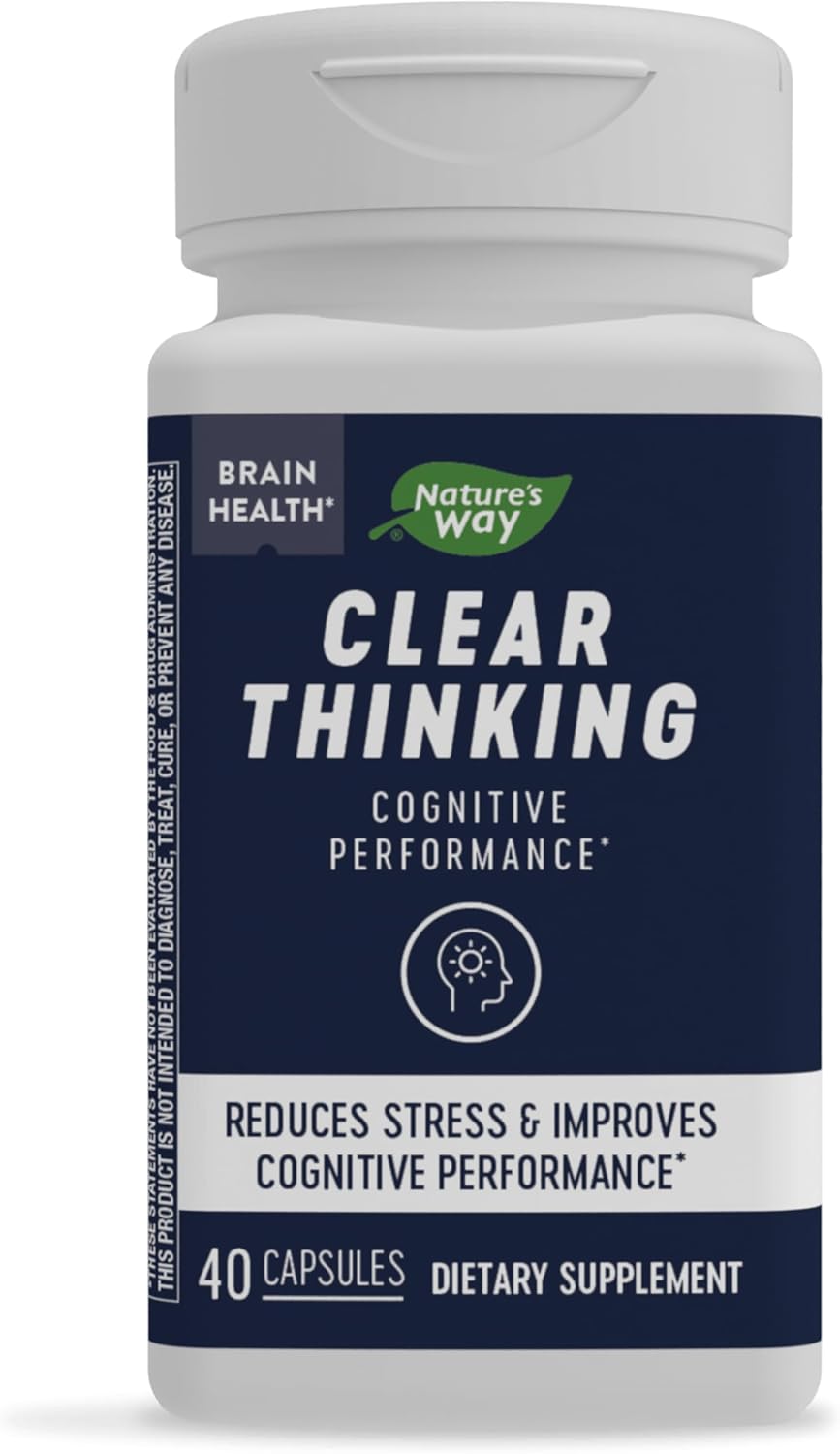 Ashwagandha Capsules for Clear Thinking & Stress Reduction - 40 Capsules