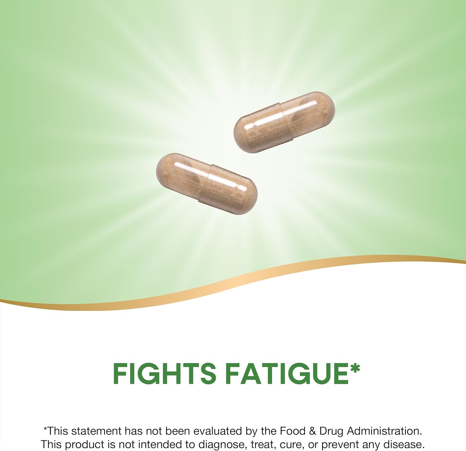 Asian Ginseng Capsules - Fight Fatigue with 1,120mg Per Serving - Non-GMO, Vegan - 100 Capsules