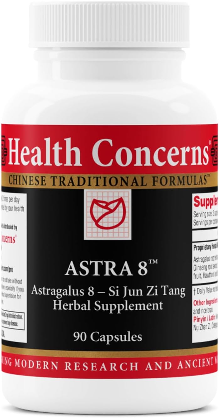 Astra 8 Immune System Support and Energy Supplement 90 Capsules - Health Concerns