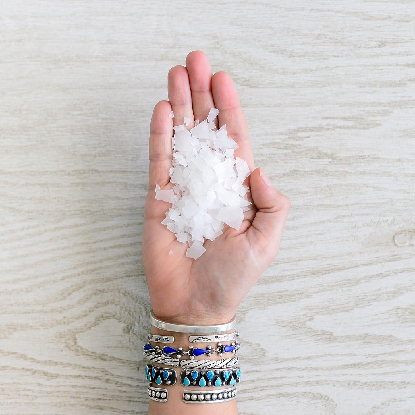 ASUTRA Magnesium Chloride Bath Flakes 4 lbs - Relaxing Foot & Body Soaks, Epsom Salt Substitute, Fast Absorption