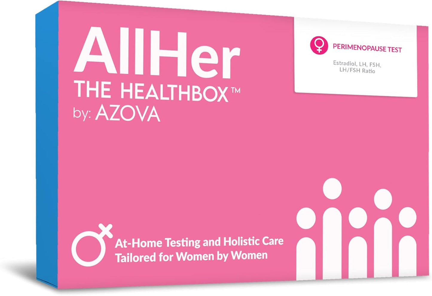 At-Home AZOVA AllHer Perimenopause Hormone Test Kit for Women | Fast & Accurate Results | Early Menopause Indicator & Detailed Report | CLIA-Certified | FSA HSA Eligible
