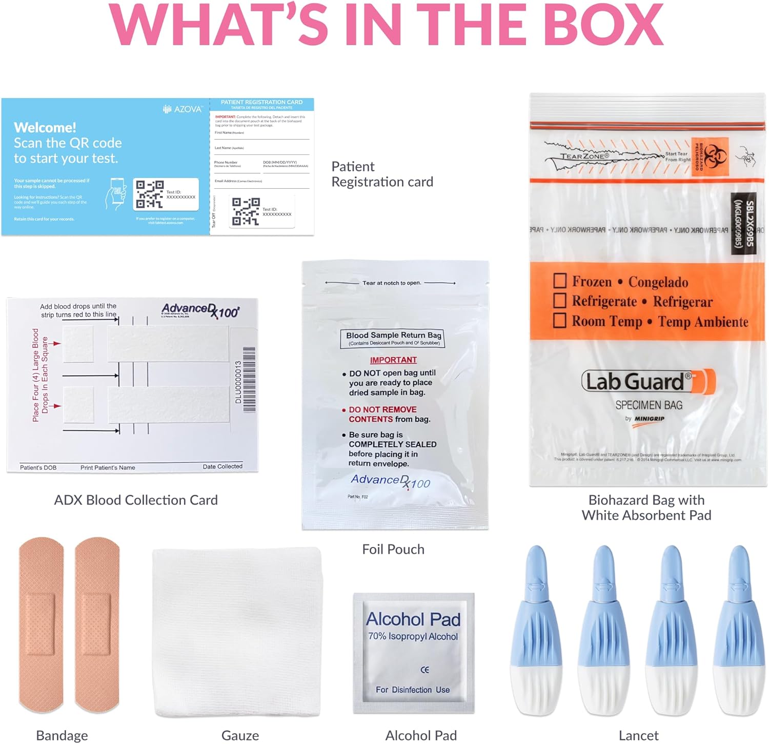 At-Home AZOVA AllHer Perimenopause Hormone Test Kit for Women | Fast & Accurate Results | Early Menopause Indicator & Detailed Report | CLIA-Certified | FSA HSA Eligible