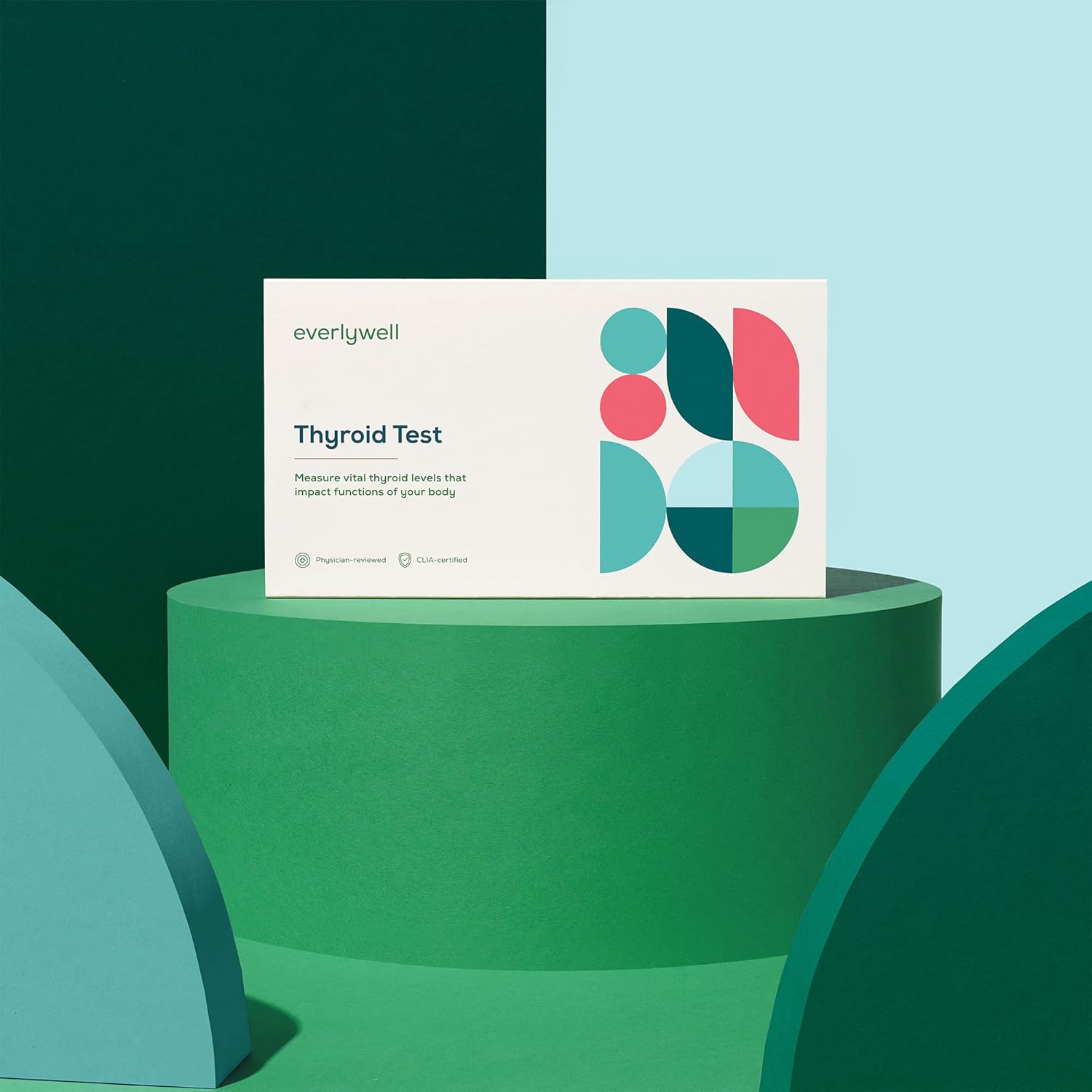 At-Home Everlywell Thyroid Test Kit for Ages 18+, Fast & Accurate Results from CLIA-Certified Lab