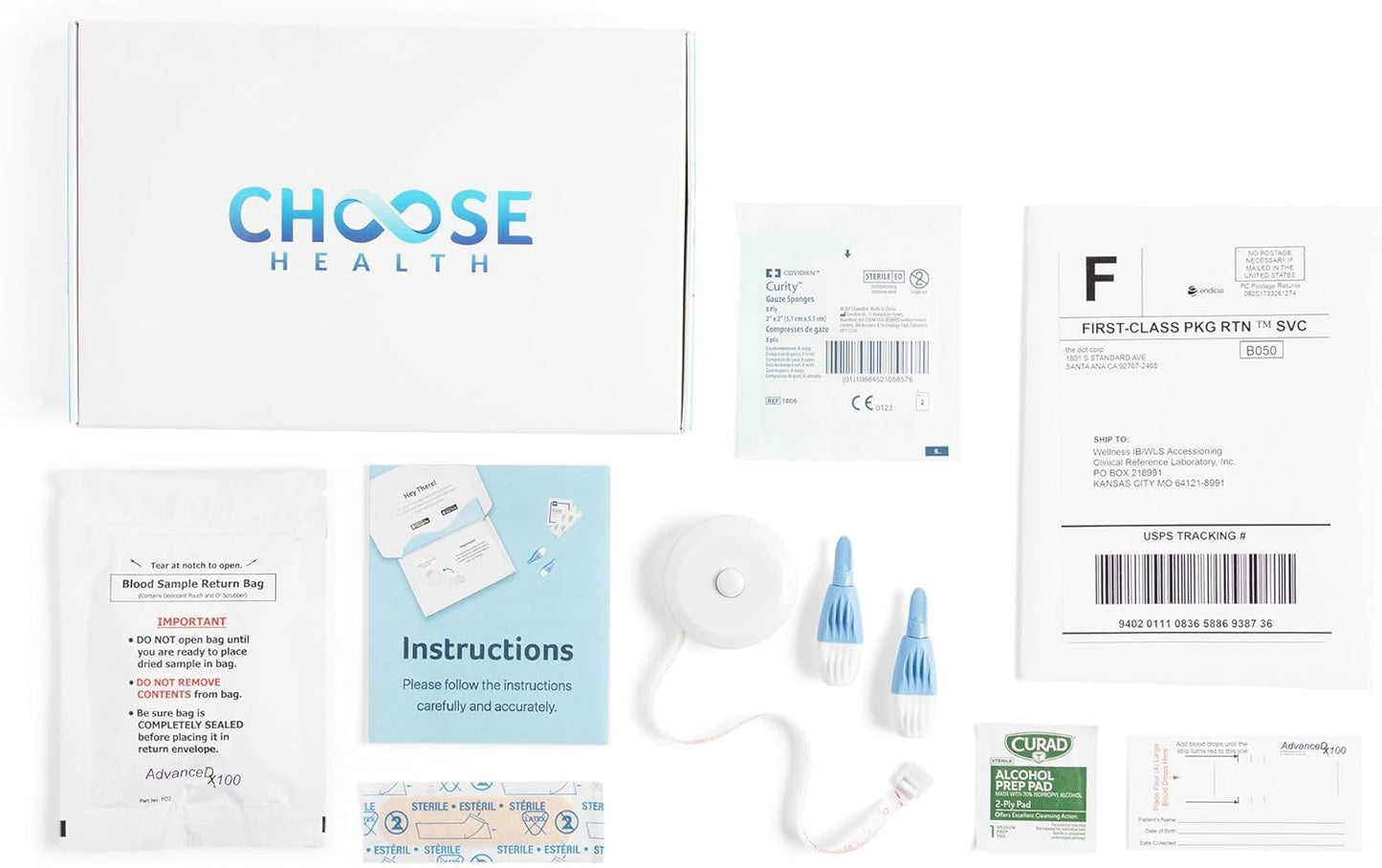 At-Home Liver Health Test Kit | Monitor Liver Function with 7 Tests | Includes AST, ALT, GGT, Blood Sugar, Inflammation | Track Health Progress | Not Available in NY or RI