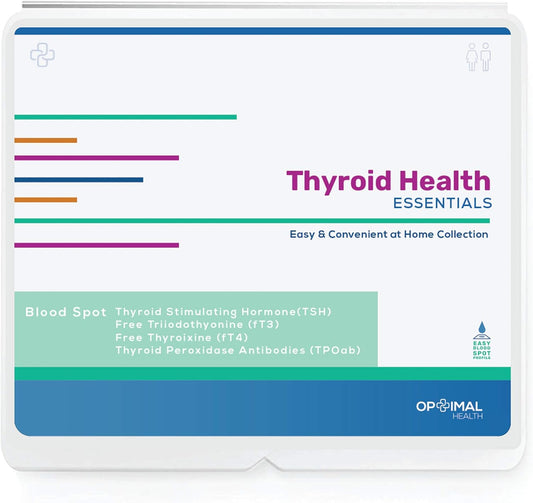 At-Home Thyroid Function Test Kit for Women and Men - Optimal Health Thyroid Testing