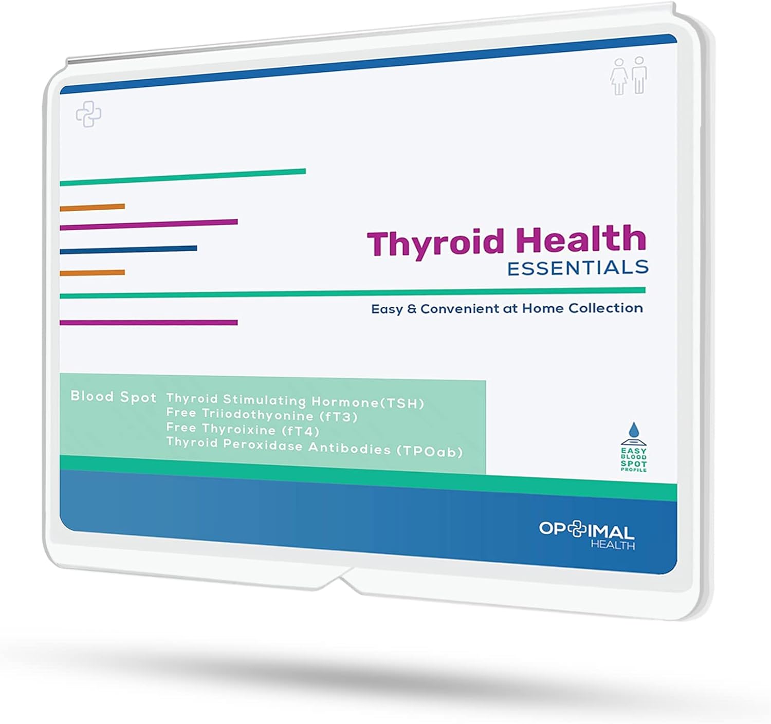 At-Home Thyroid Function Test Kit for Women and Men - Optimal Health Thyroid Testing