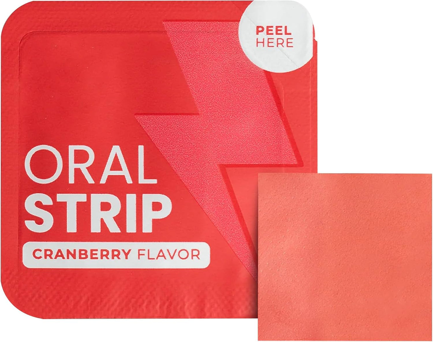 Athena Cranberry Green Tea Energy Strips with L Theanine & B12 - Boost Focus & Endurance - Vegan & Sugar Free - 30 Oral Strips