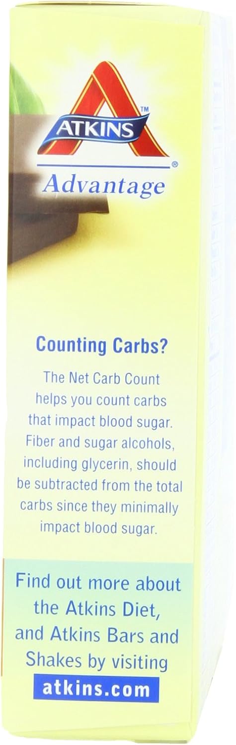 Atkins Advantage Bars, Chocolate Peanut Butter, 2.1 oz, 5 Bars, Pack of 2