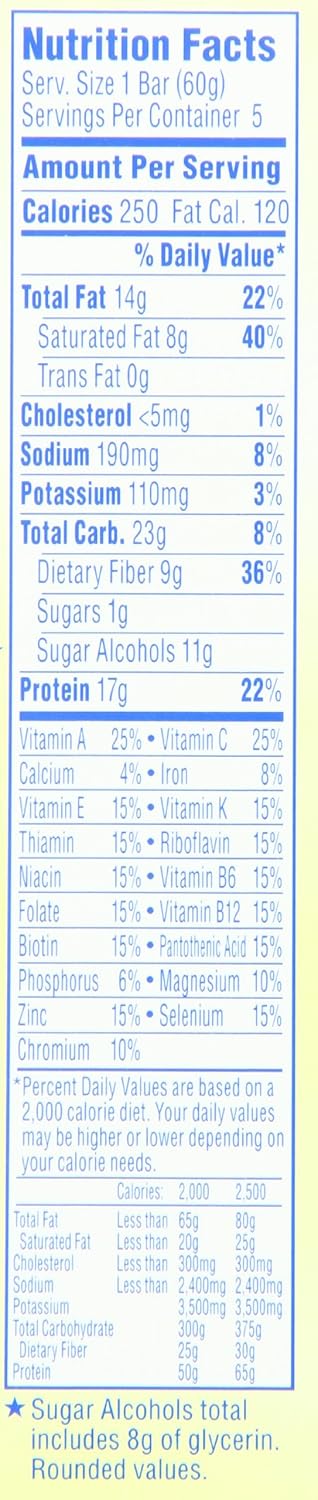 Atkins Advantage Bars, Chocolate Peanut Butter, 2.1 oz, 5 Bars, Pack of 2