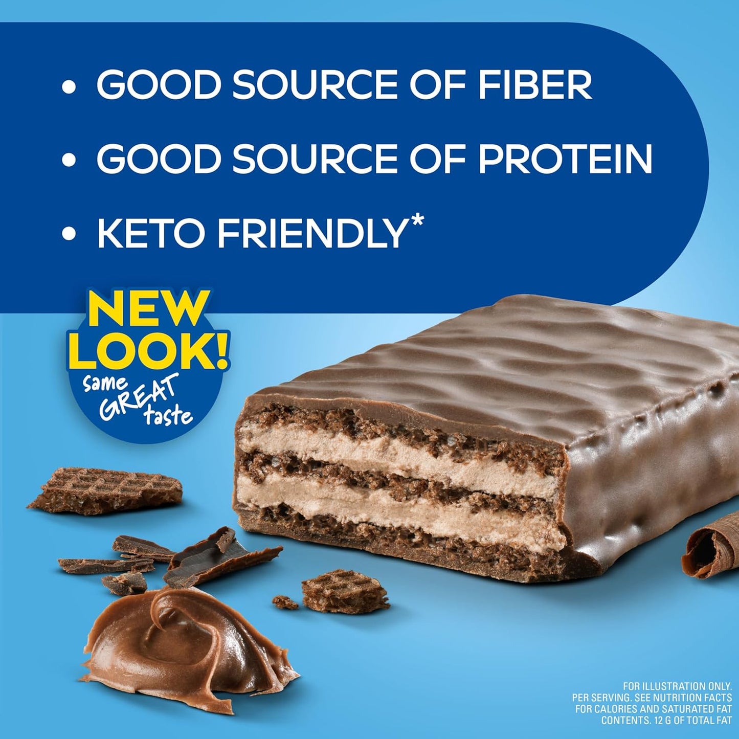 Atkins Chocolate Crème Protein Wafer Crisps - 5 Count, Low Carb & Sugar, High Fiber, Keto-Friendly - BoostGo Australia