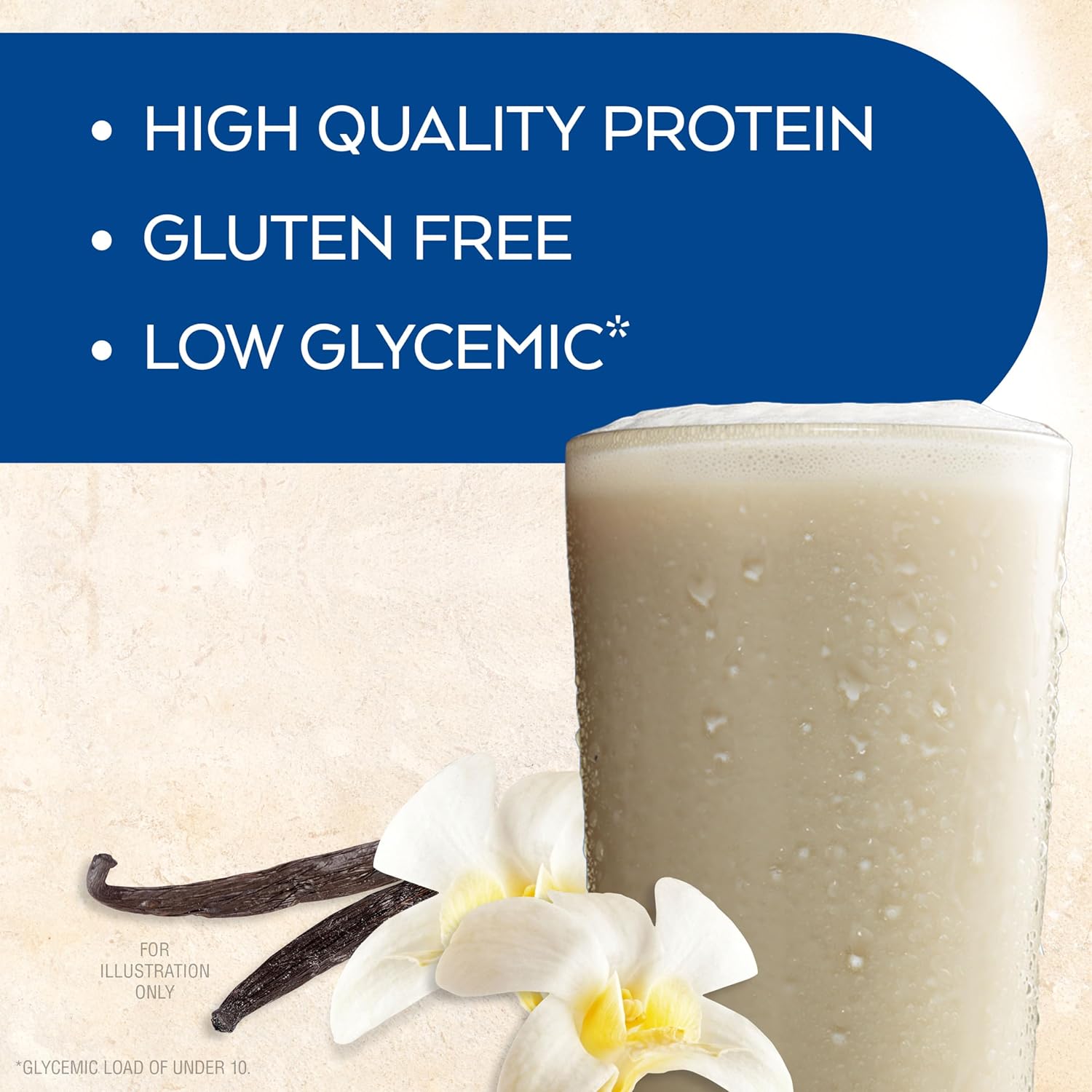 Atkins Creamy Vanilla Protein Shake 12-Pack - 30g Protein, 7g Fiber, 1g Net Carb, Keto Friendly