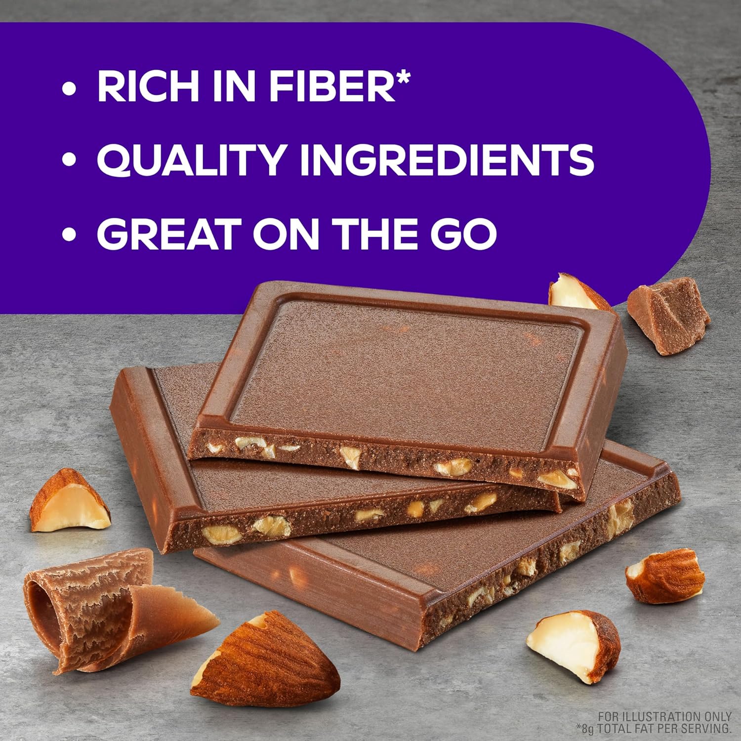 Atkins Endulge Almond Craze Bars - 2g Net Carbs, 1g Sugar, High Fiber, Keto, 16 Pack