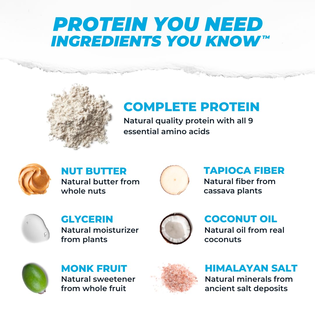 Atlas Whey Protein Bar, 20g Protein, 1g Sugar, Clean Ingredients, Gluten Free, 24 Bars