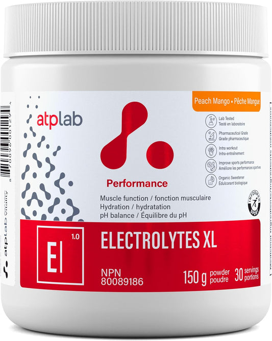 ATP LAB Electrolytes XL 150g - Enhance Performance, Support Muscle Function, Hydration, and pH Balance
