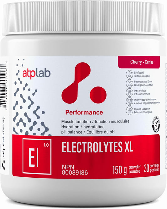 ATP LAB Electrolytes XL 150g - Performance Supplement for Muscle Function, Hydration, and pH Balance