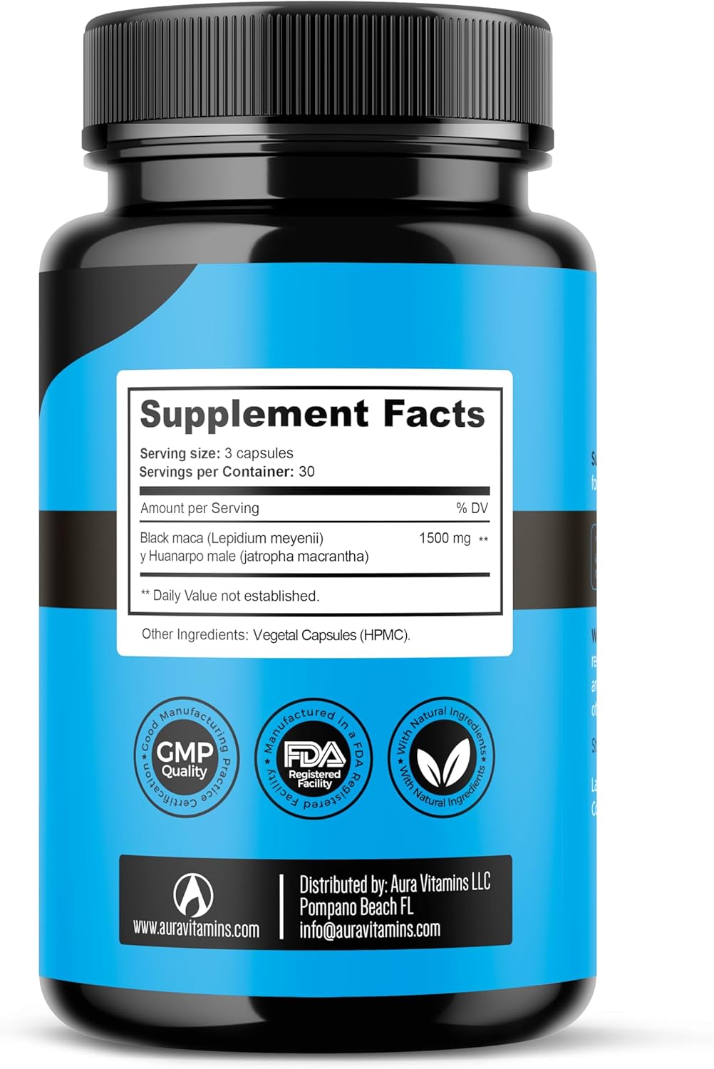 AURA VITAMINS Fertili-T Man Male Fertility Support Capsules - 1500 MG - 90 Count - Enhances Sperm Health, Energy & Wellness - Natural Fertility Optimization - Easy-to-Swallow Formula