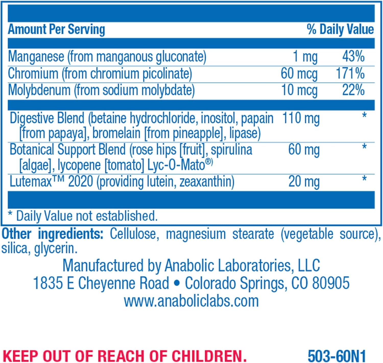 AVED Eze Iron-Free Daily Multivitamin for Men and Women - Digestive Blend, 60 Tablets - Vitamin A, C, D, E, B Complex