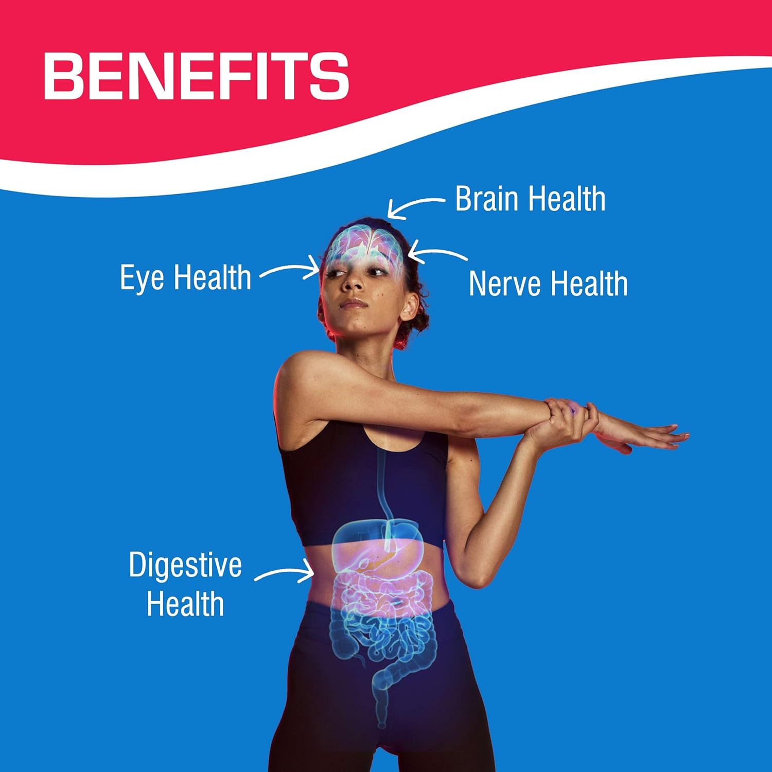 AVED Eze Iron-Free Daily Multivitamin for Men and Women - Digestive Blend, 60 Tablets - Vitamin A, C, D, E, B Complex