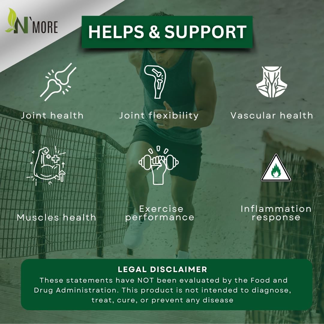 Avocado Soybean Unsaponifiables Joint Health Supplement 400 mg - Non-GMO, Dairy, Gluten & Shellfish Free - 60 Day Supply