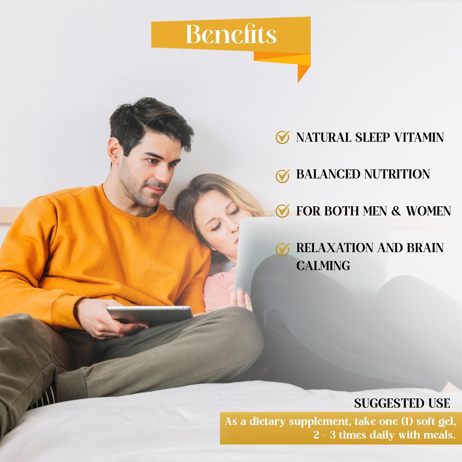 Awesomelifestyle360 Next Gen Nutrition Magnesium Glycinate Sleep Aid Tablets - Supports Brain, Bones, Joints