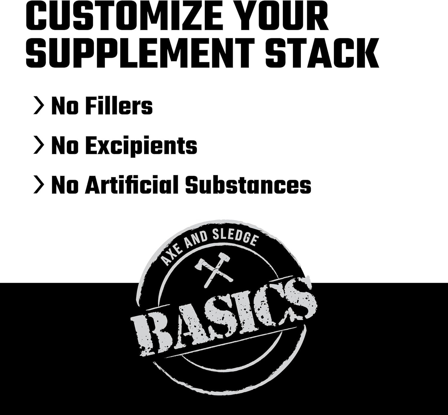 Axe & Sledge Basics Glutamine Powder, 40 Servings - Unflavored Supplement