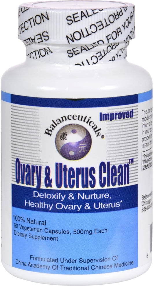 AYOJOY Birsppy Balanceuticals Ovary & Uterus Cleanse Capsules - 500 mg - 60 Count