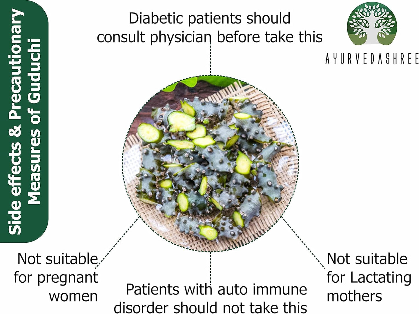 Ayurvedashree Guduchi Powder 200g - Pure Giloy Powder for Immune Support - Tinospora Cordifolia - Non GMO - Gluten Free - 100% Natural