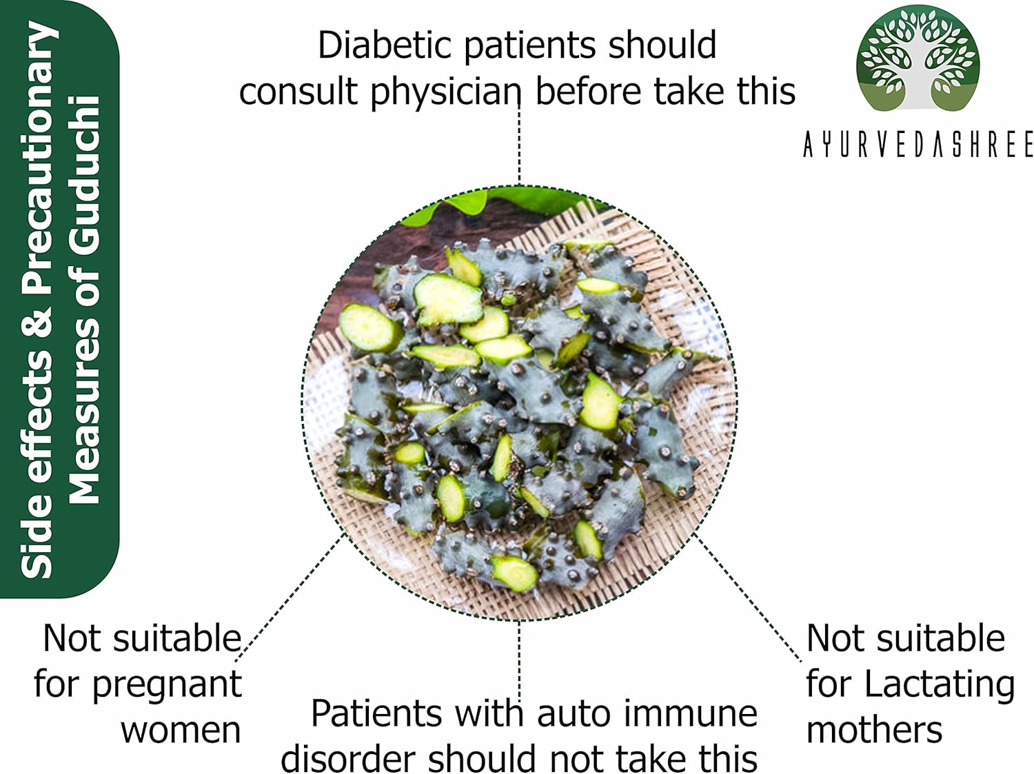 Ayurvedashree Guduchi Powder 200g - Pure Giloy Powder for Immune Support - Tinospora Cordifolia - Non GMO - Gluten Free - 100% Natural