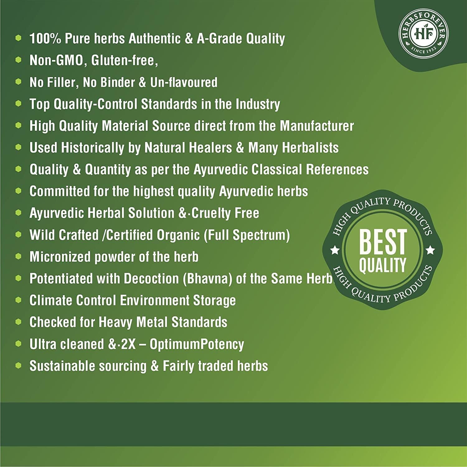 Ayurvedic Kanchnara Guggul Capsules 800mg - 90 Vege Capsules by Herbsforever