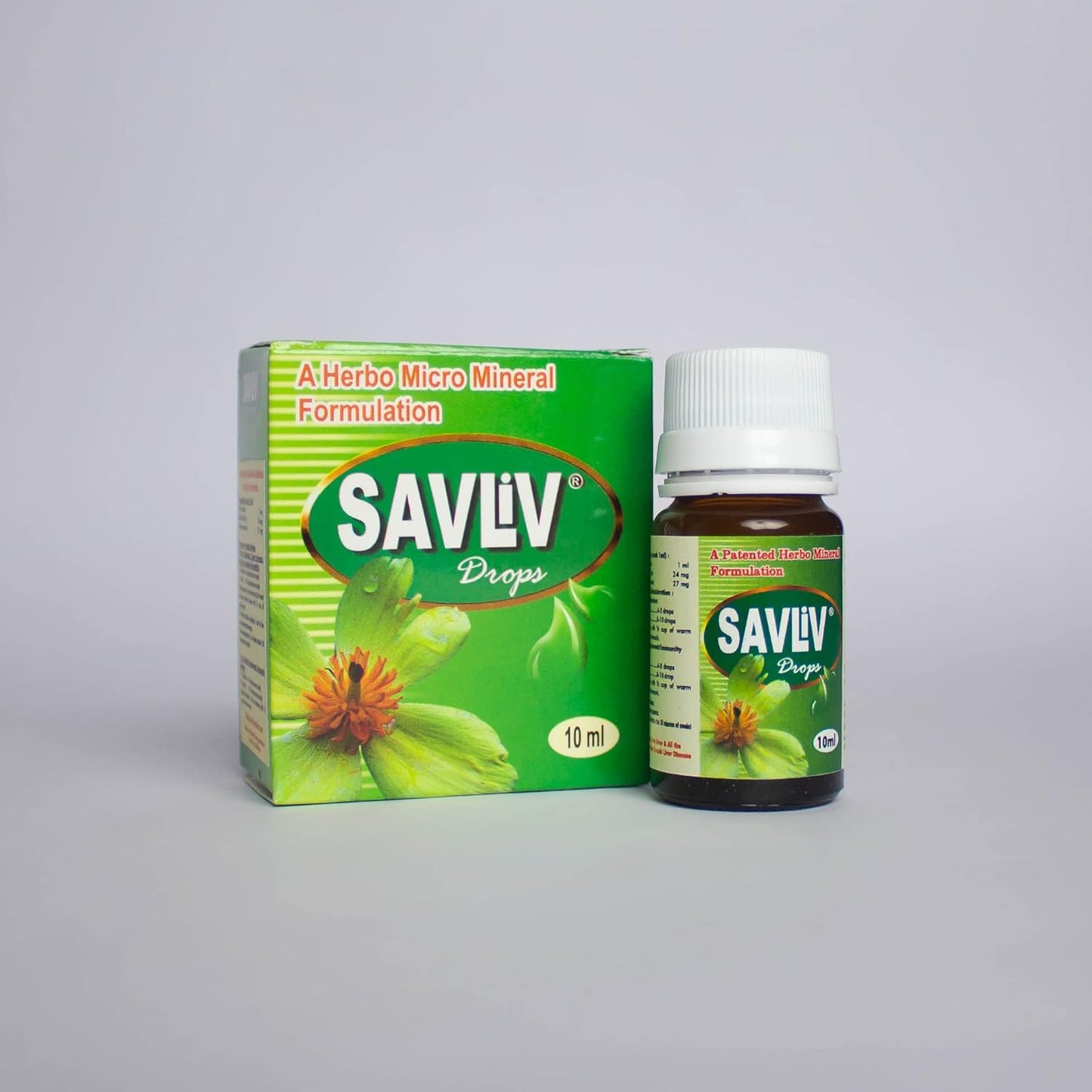 Ayurvedic SAVLIV Liver Drops 10ml Vial - Natural Detox for Liver Health and Management of Liver Issues