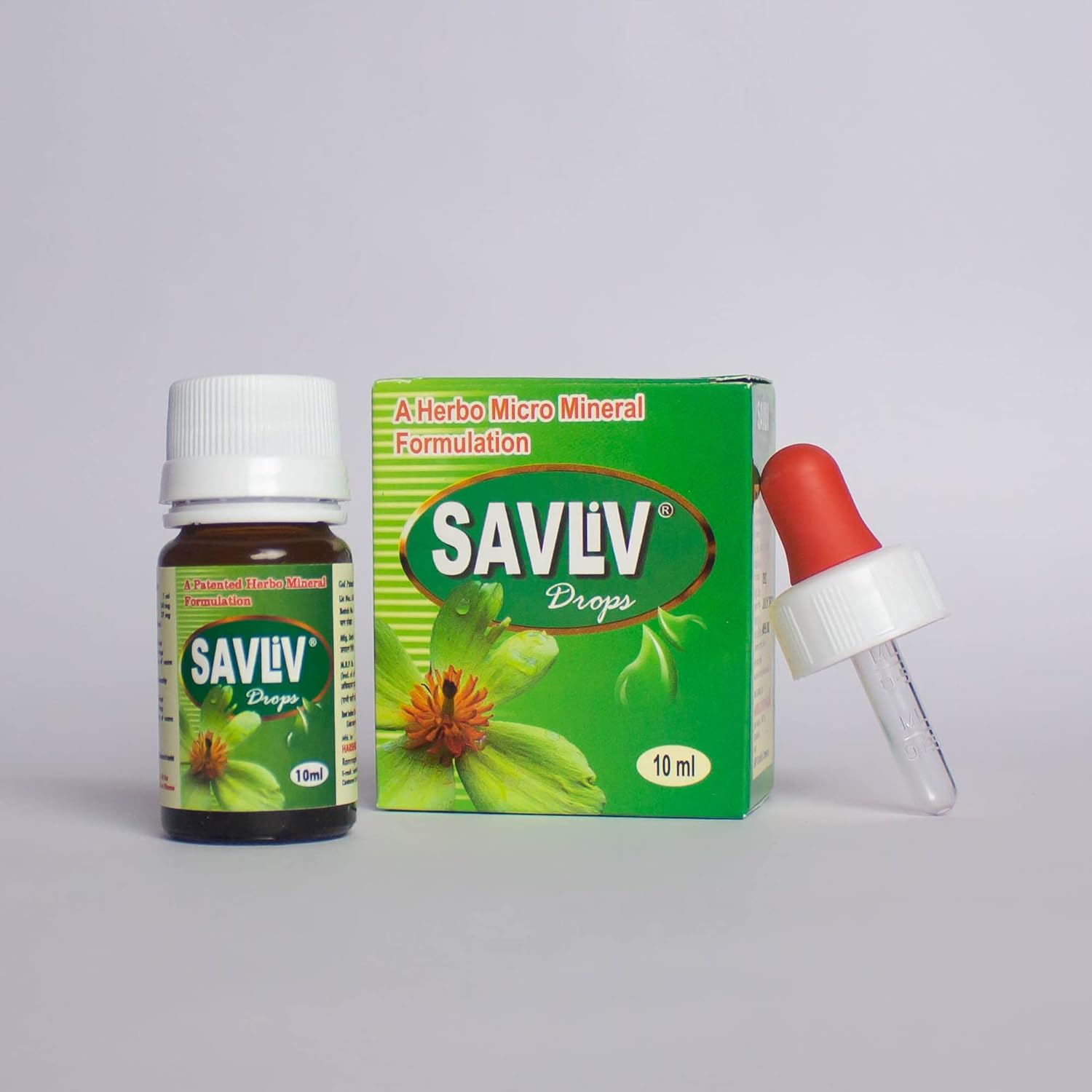 Ayurvedic SAVLIV Liver Drops 10ml Vial - Natural Detox for Liver Health and Management of Liver Issues