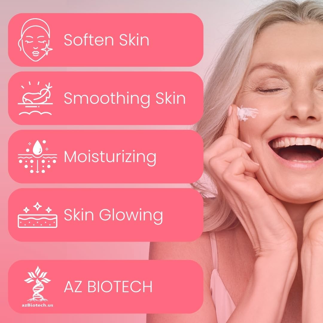 AZ BIOTECH Resveratrol, Algae Oil, and Vitamin C Night Cream - 1.69 fl, Anti-aging Moisturizer