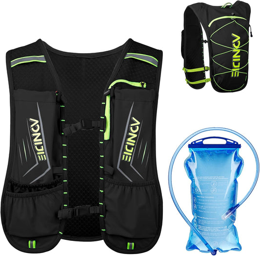 Azarxis 5L/5.5L Hydration Running Vest Backpack for Men and Women - Ideal for Jogging, Trail Running, Cycling, and Hiking