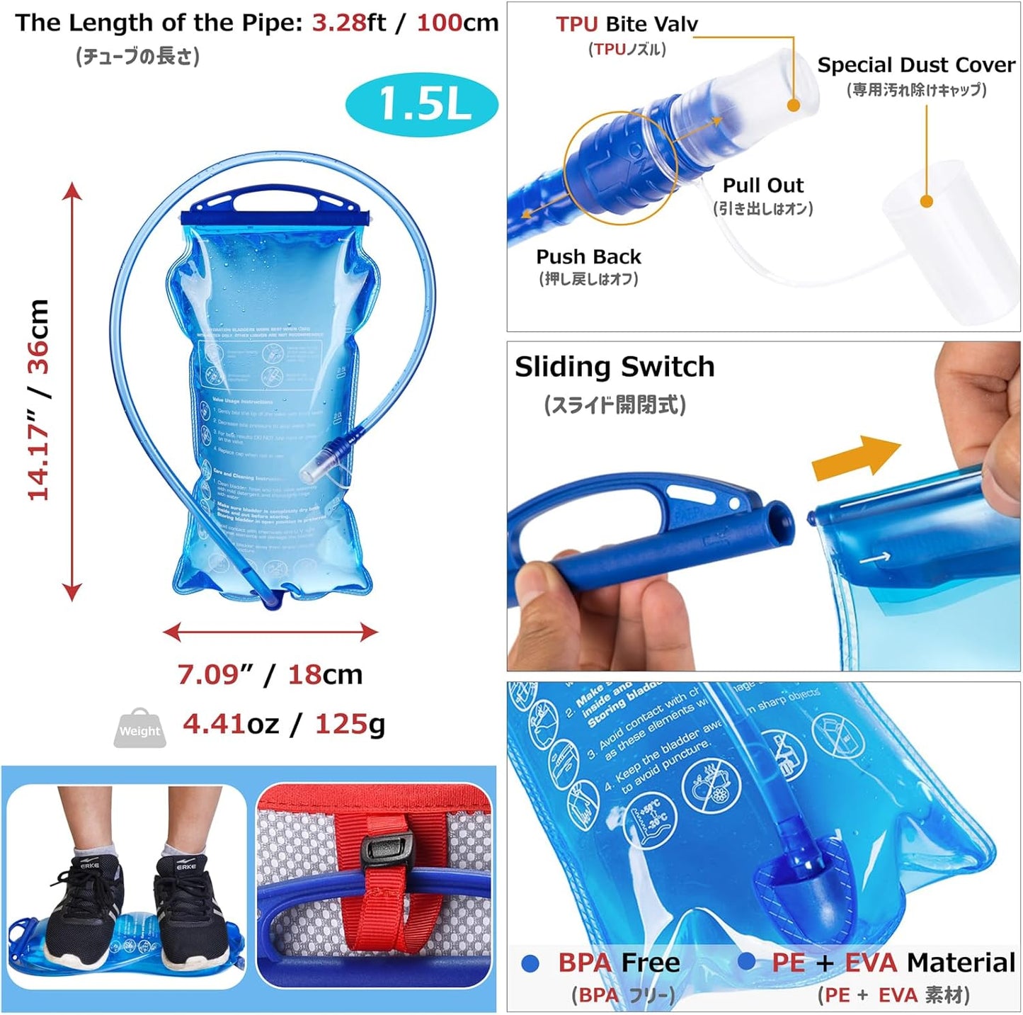 Azarxis 5L/5.5L Hydration Running Vest Backpack for Men and Women - Ideal for Jogging, Trail Running, Cycling, and Hiking