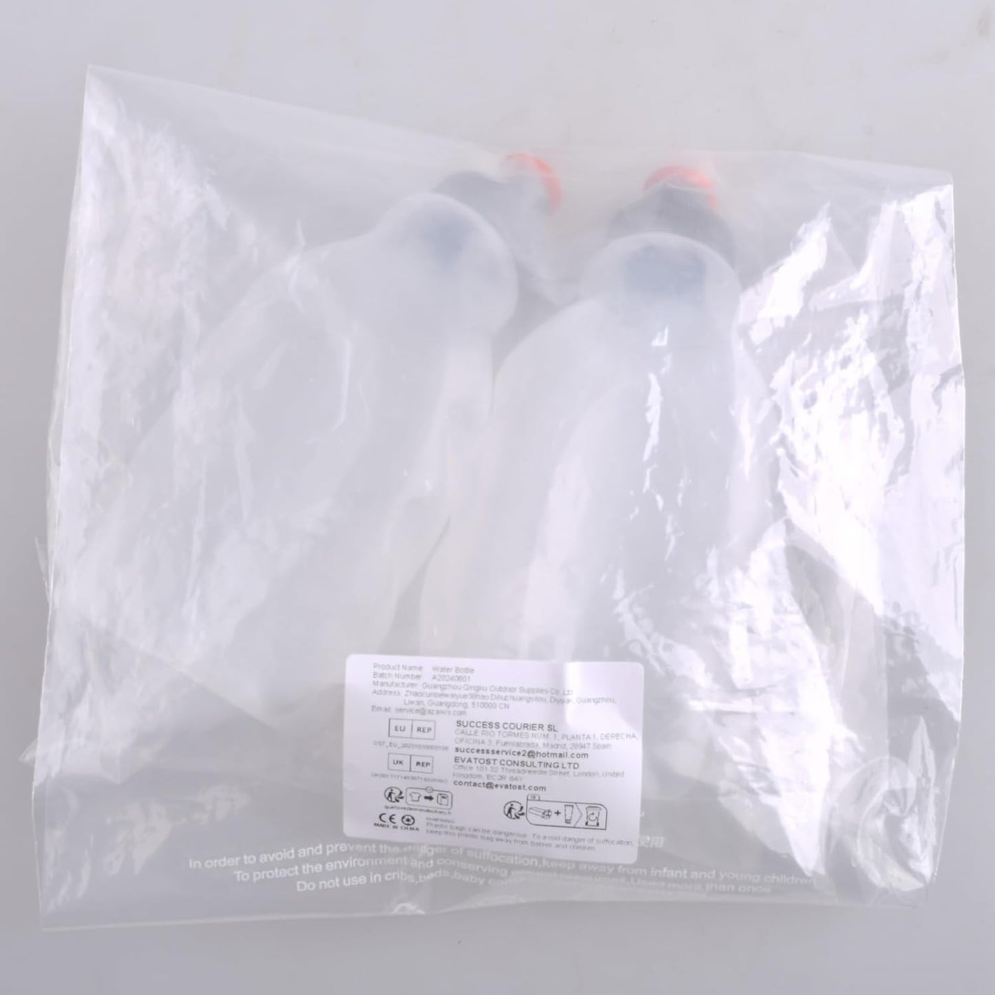 Azarxis BPA-Free Leakproof Running Water Bottle Flask for Hydration Vest Packs & Waist Belt – Ideal for Triathlon, Marathon, Hiking, Cycling, Climbing, Jogging Runners