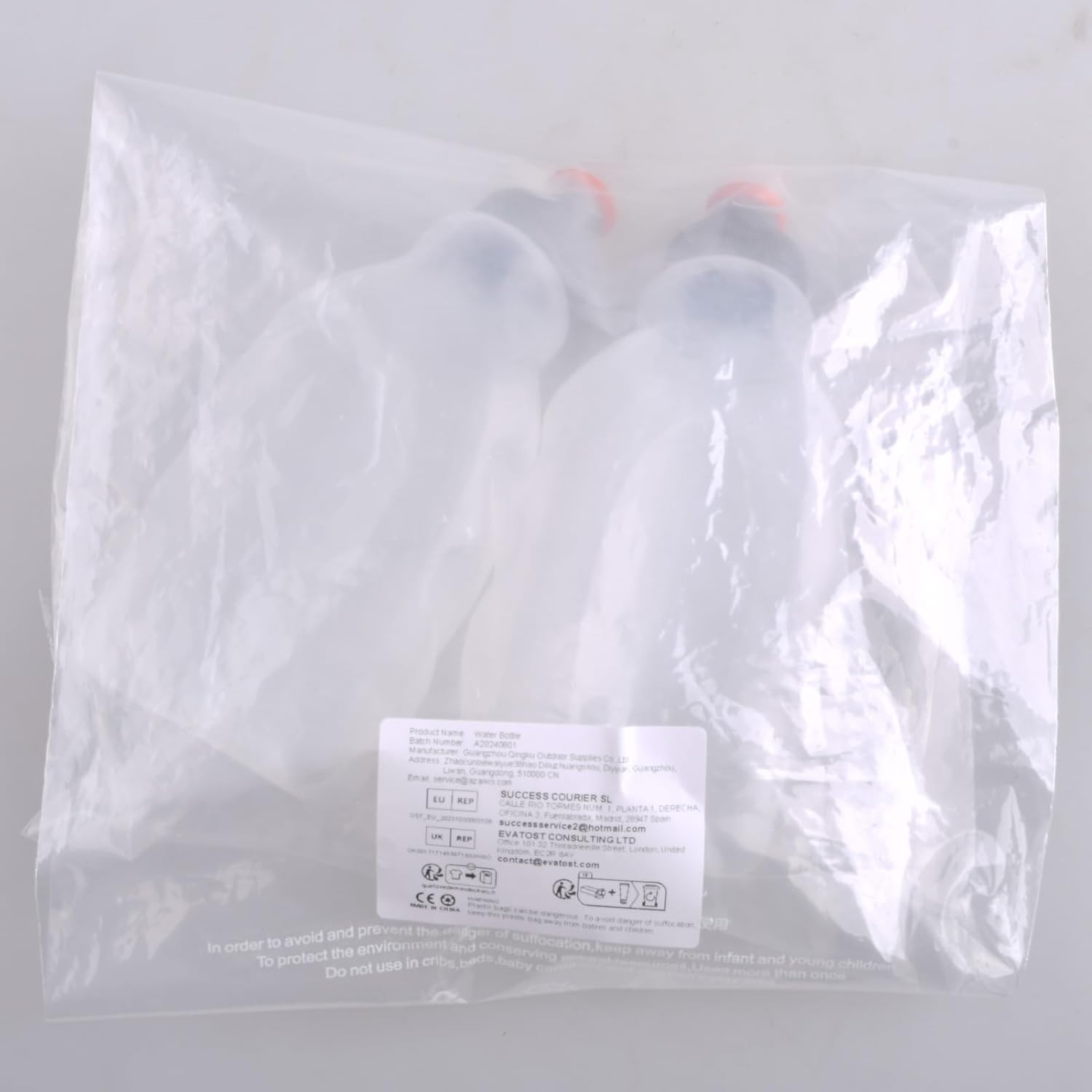 Azarxis BPA-Free Leakproof Running Water Bottle Flask for Hydration Vest Packs & Waist Belt – Ideal for Triathlon, Marathon, Hiking, Cycling, Climbing, Jogging Runners