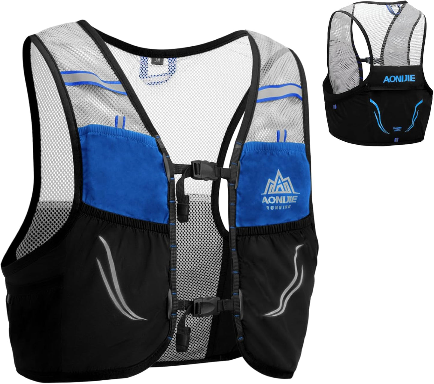 Azarxis Hydration Vest 2.5L Trail Pack for Running, Marathon, Hiking, Biking - Outdoor Daypack for Races