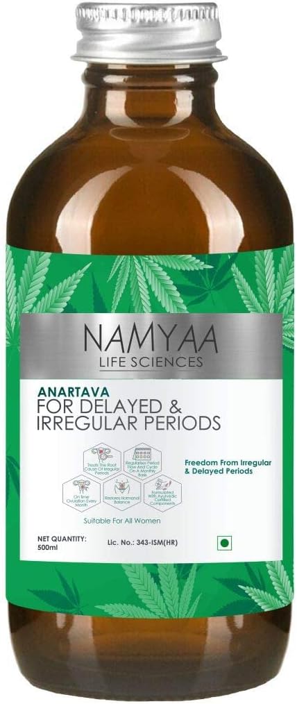 AZAZ Namyaa Anartava White 500ml - Herbal Remedy for Delayed and Irregular Periods
