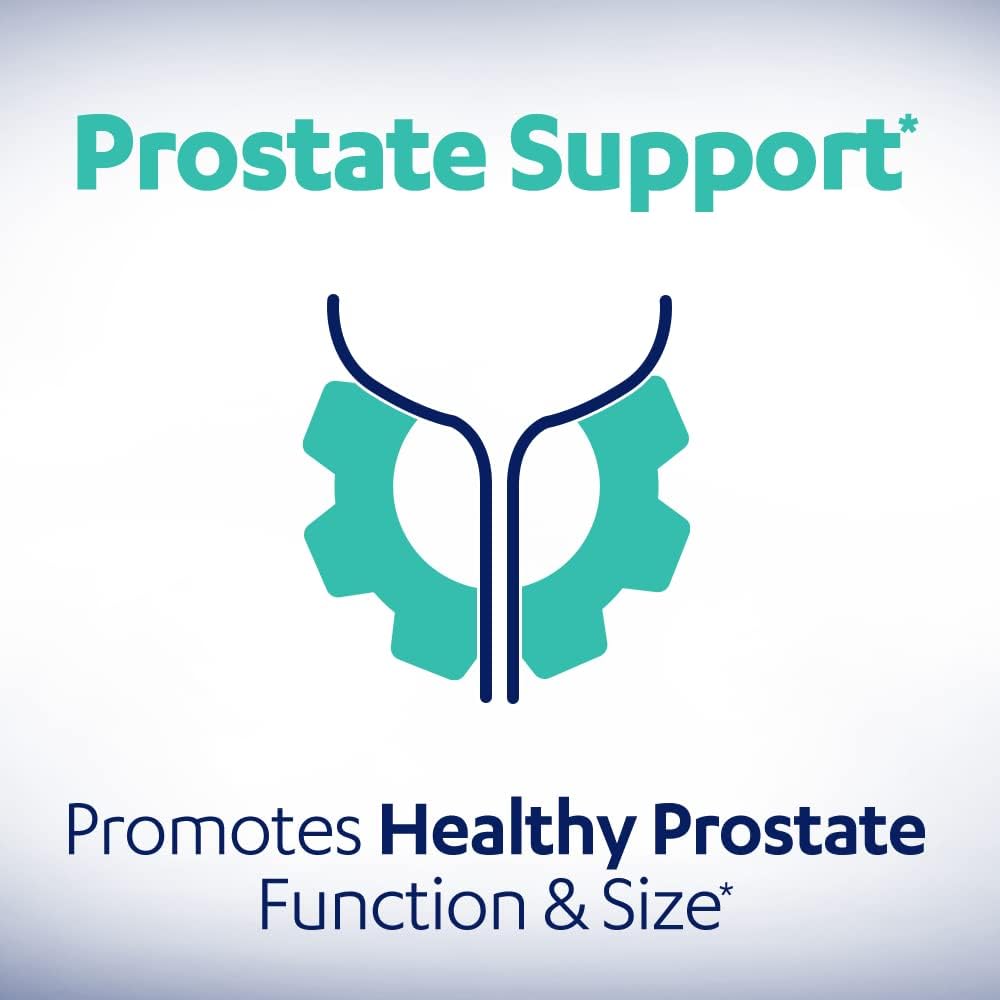 AZO Men Prostate and Urinary Defense - Clinical Strength Supplement for Healthy Prostate Function and Urine Flow - 60 Count